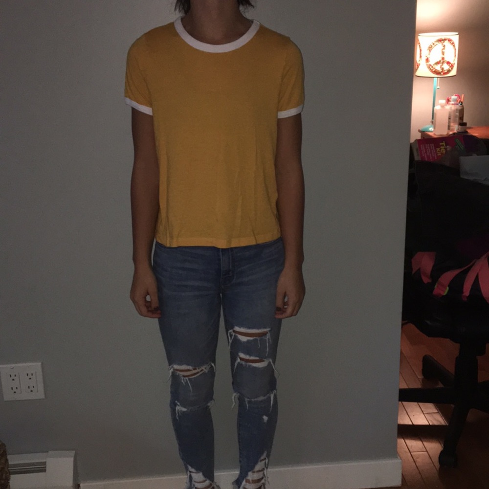Yellow t-shirt